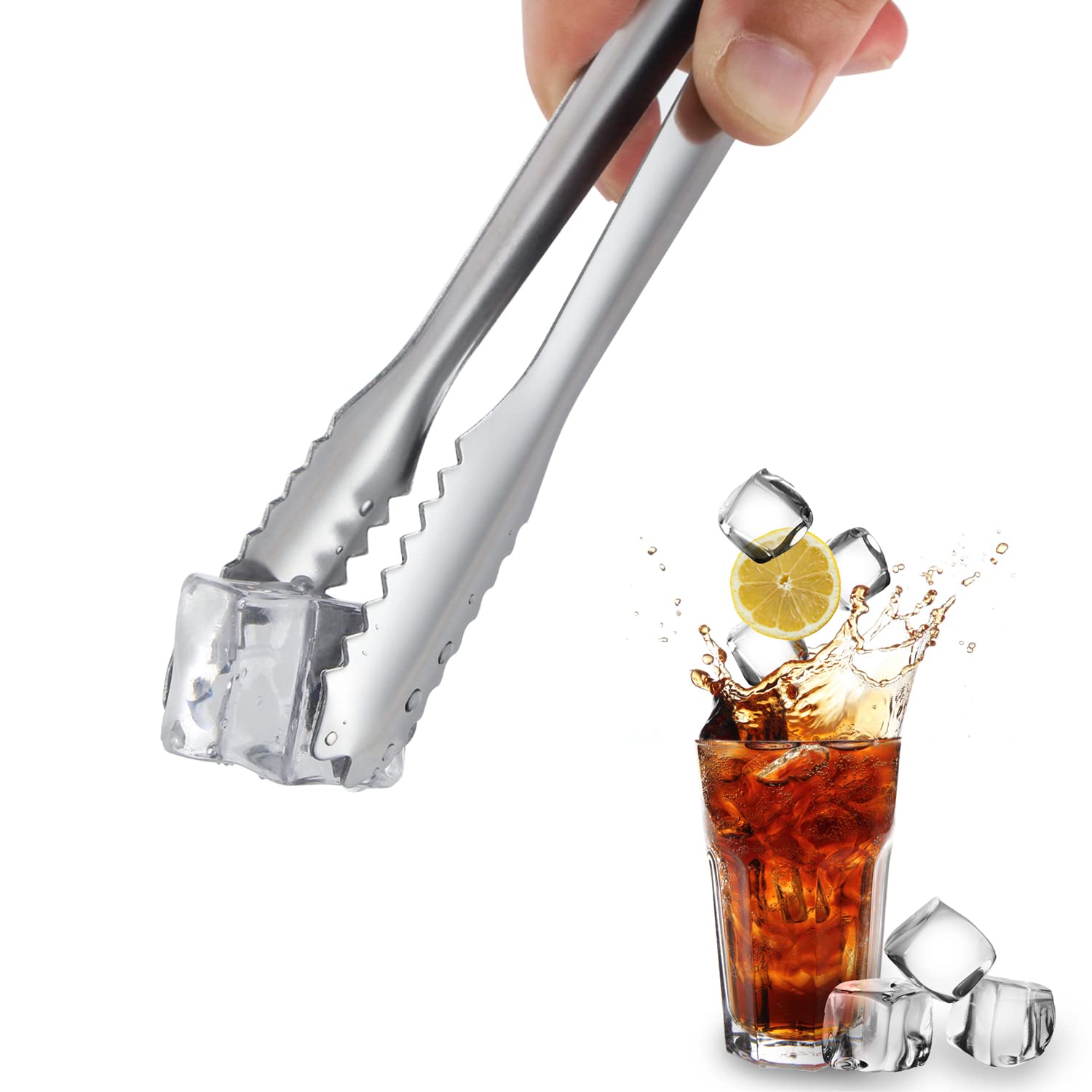 燻銀 大匙 27cm DT397 Amazon.com: MSY BIGSUNNY 7 inches Ice Tongs for Ice Bucket